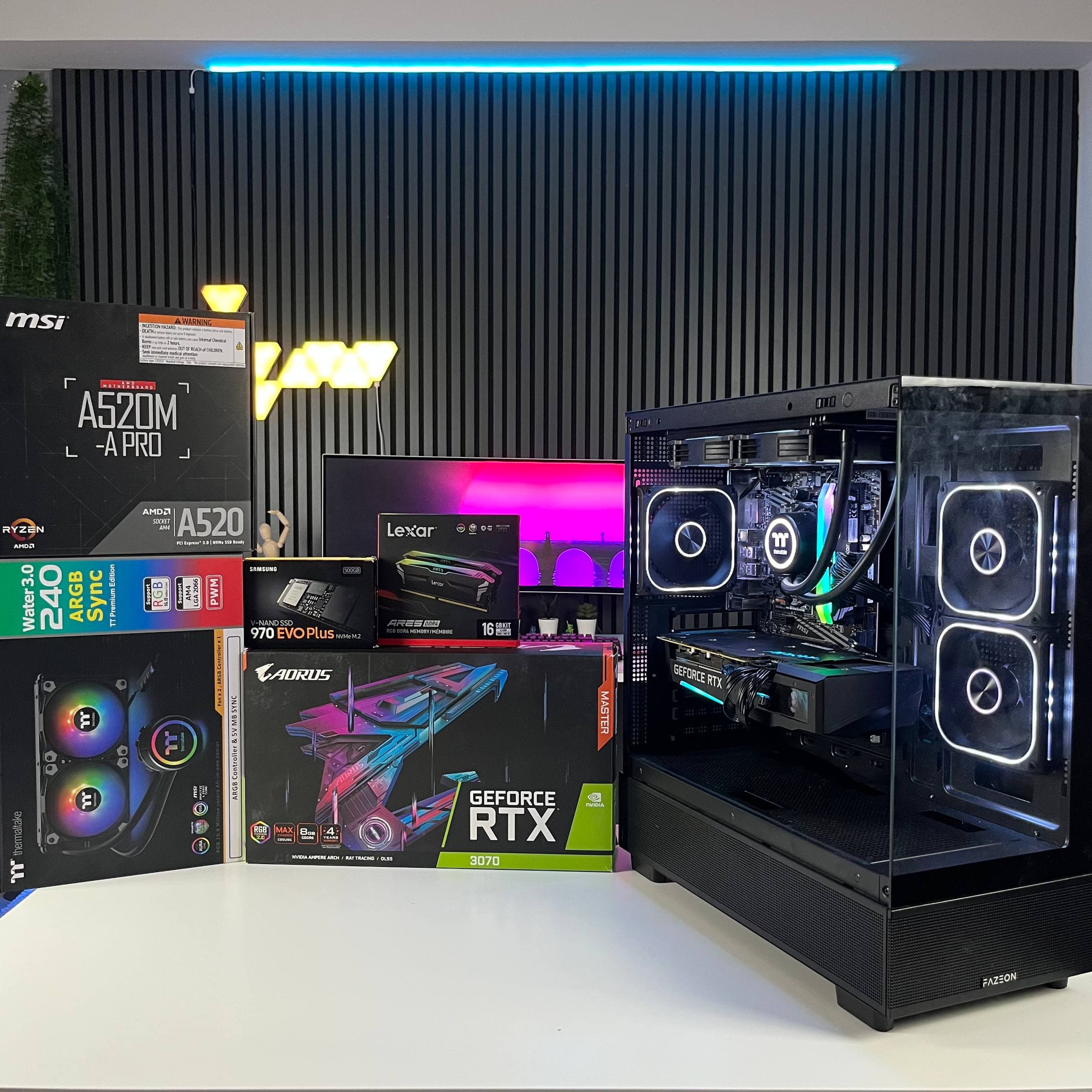 Ryzen 5 5600 / 16GB Ram / RTX 3070 Aorus Hazır PC — görsel 1/7