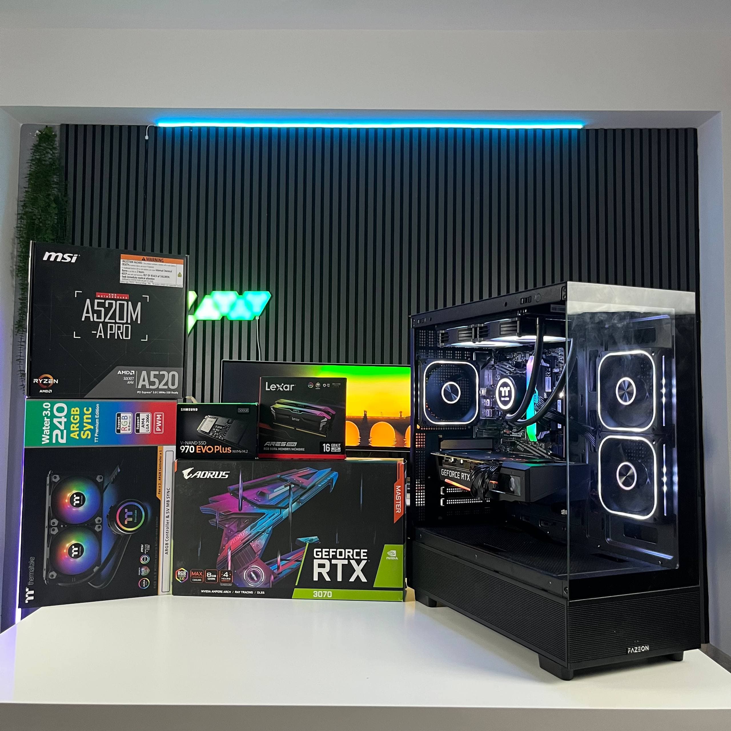 Ryzen 5 5600 / 16GB Ram / RTX 3070 Aorus Hazır PC — görsel 3/7