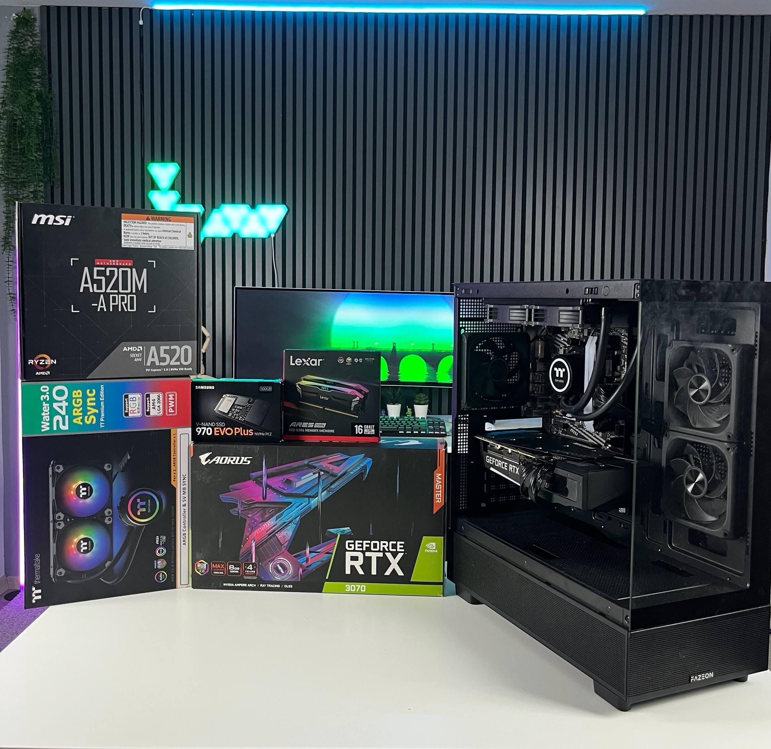 Ryzen 5 5600 / 16GB Ram / RTX 3070 Aorus Hazır PC — görsel 6/7
