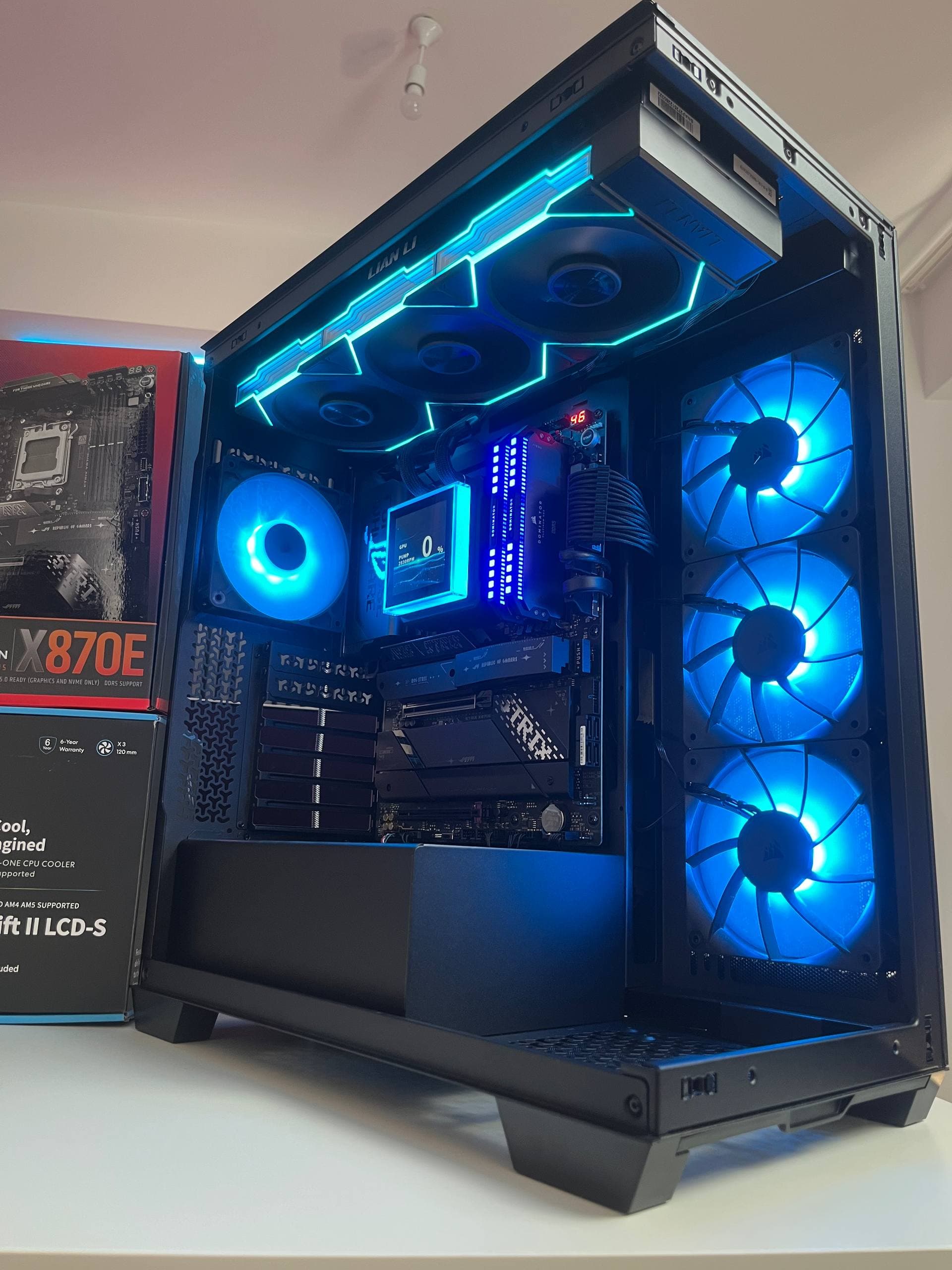Corsair x Lian Lİ | 9800x3D / X870E-E / 32GB Ram Ekran Kartsız PC — görsel 5/9