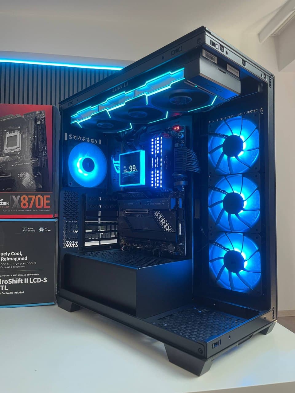 Corsair x Lian Lİ | 9800x3D / X870E-E / 32GB Ram Ekran Kartsız PC — görsel 6/9