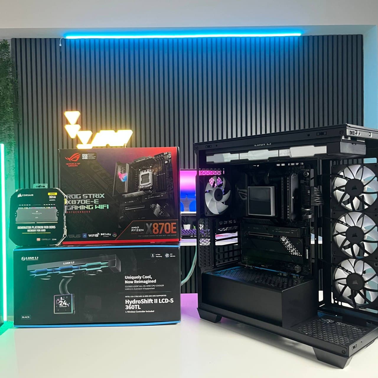 Corsair x Lian Lİ | 9800x3D / X870E-E / 32GB Ram Ekran Kartsız PC — görsel 3/9