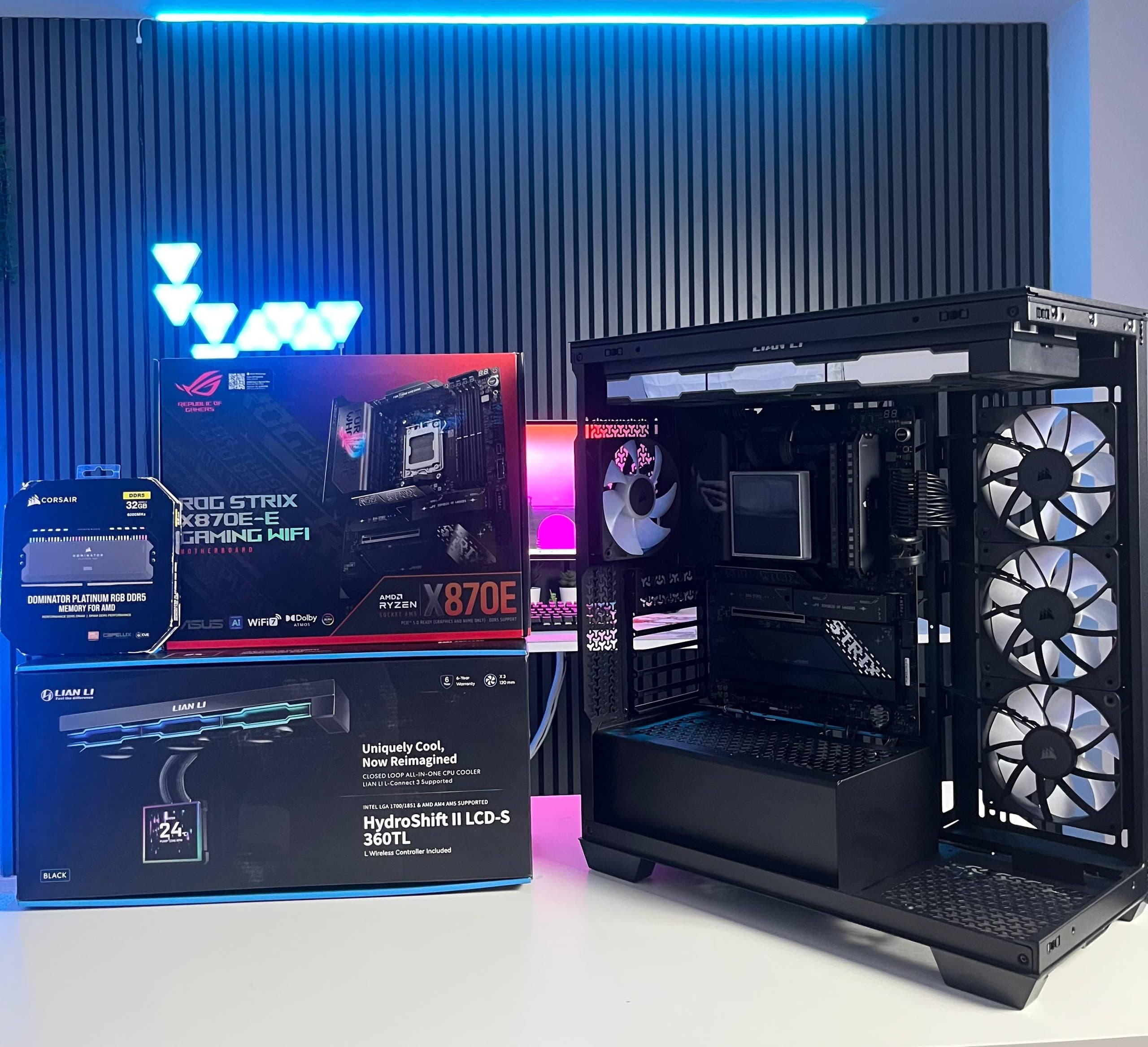Corsair x Lian Lİ | 9800x3D / X870E-E / 32GB Ram Ekran Kartsız PC — görsel 8/9