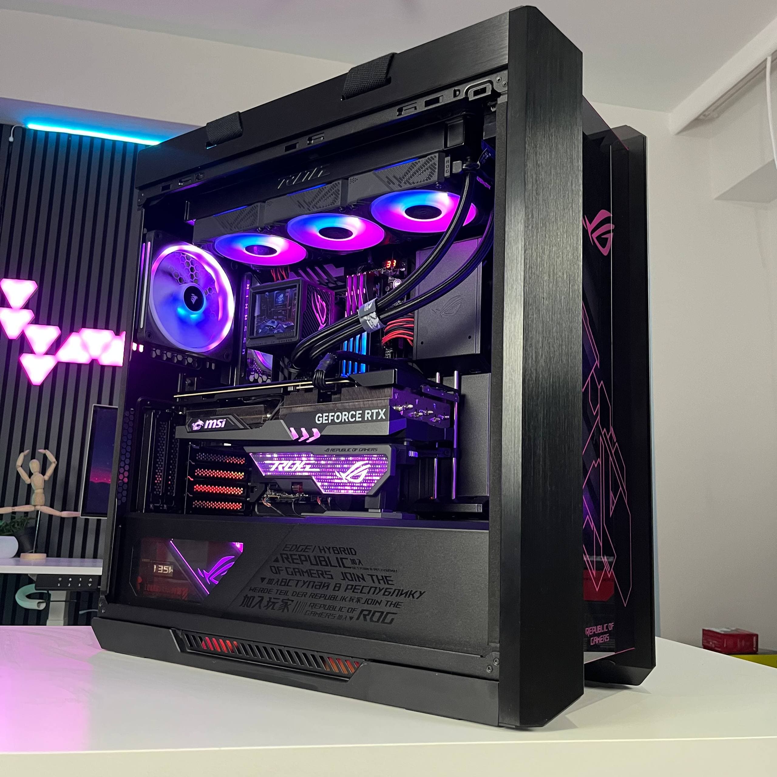 ASUS BUİLD | 9800x3D / X670E HERO / 64GB / 1 TB SSD Kartsız PC — görsel 2/8