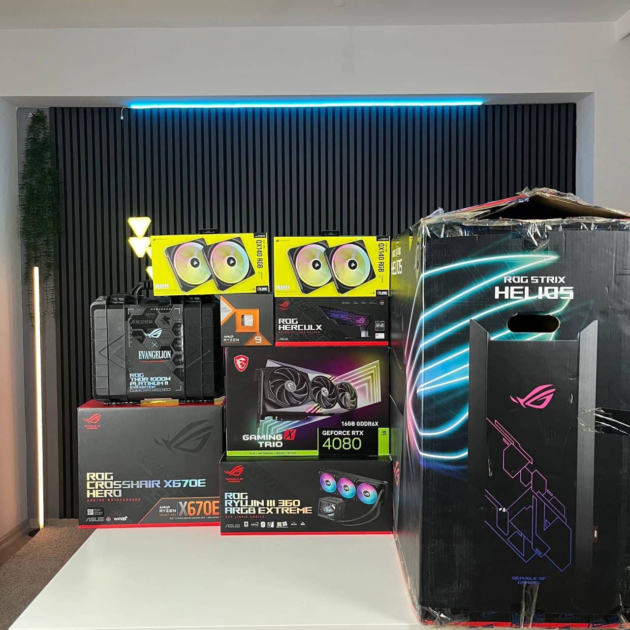 ASUS BUİLD | 9800x3D / X670E HERO / 64GB / 1 TB SSD Kartsız PC — görsel 5/8