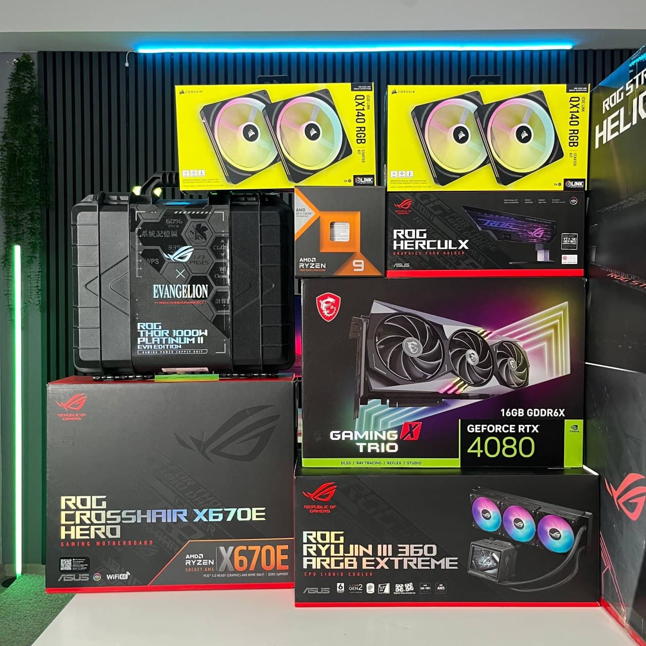 ASUS BUİLD | 9800x3D / X670E HERO / 64GB / 1 TB SSD Kartsız PC — görsel 6/8