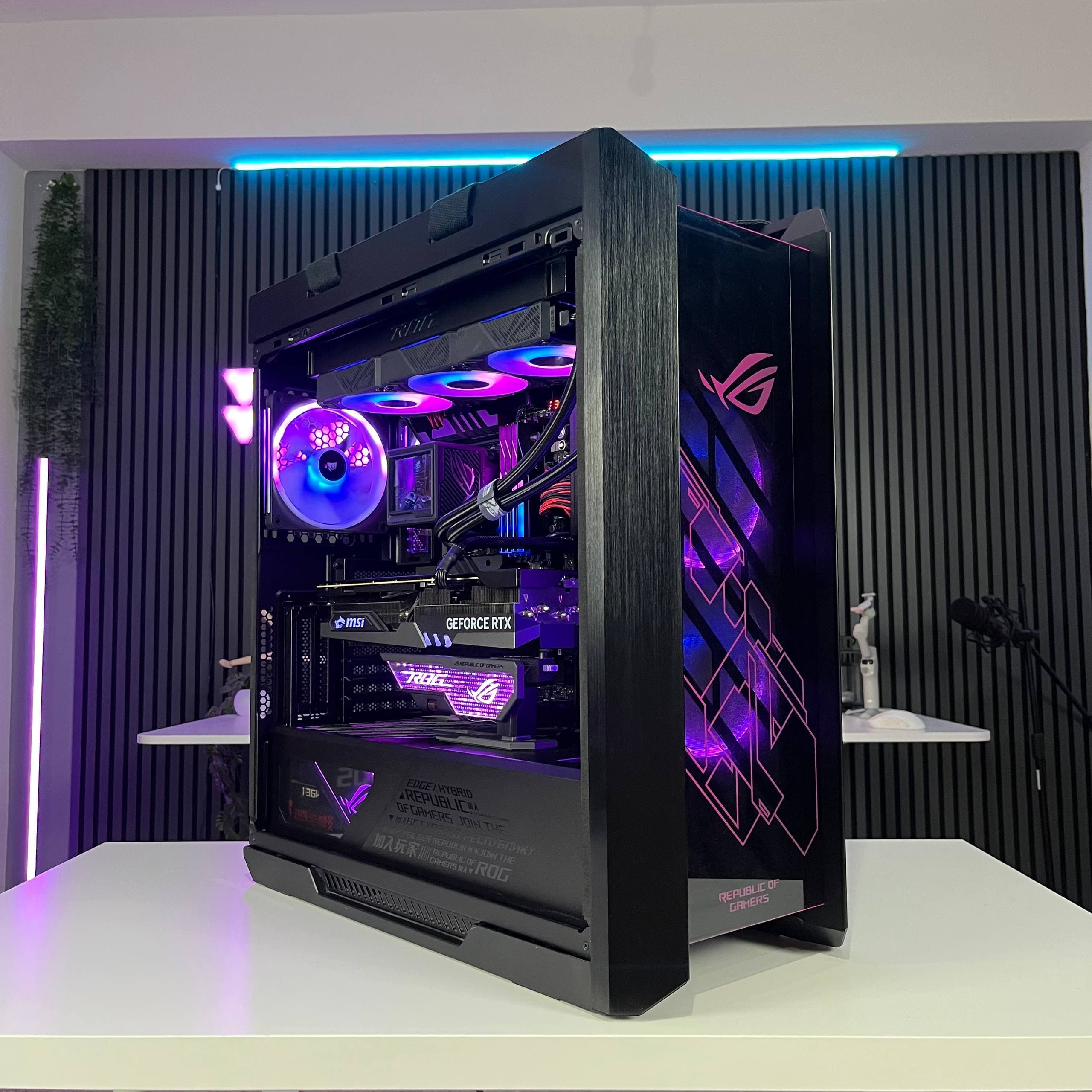 ASUS BUİLD | 9800x3D / X670E HERO / 64GB / 1 TB SSD Kartsız PC — görsel 1/8