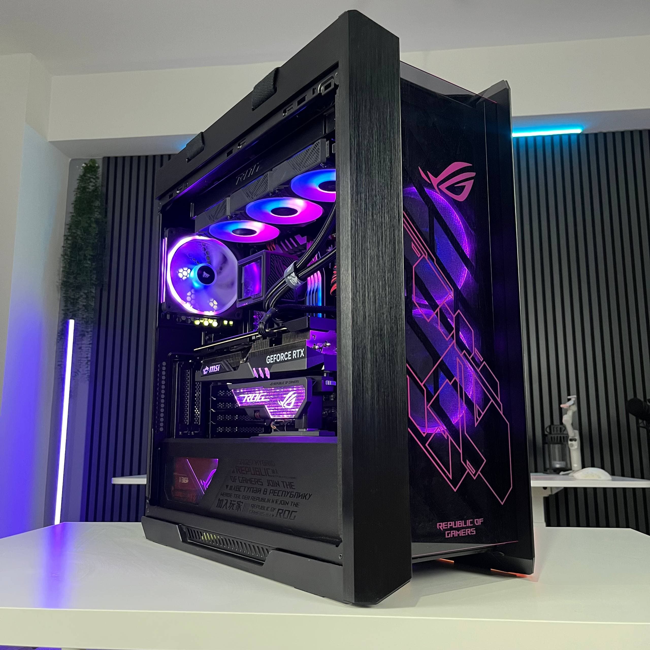 ASUS BUİLD | 9800x3D / X670E HERO / 64GB / 1 TB SSD Kartsız PC — görsel 4/8