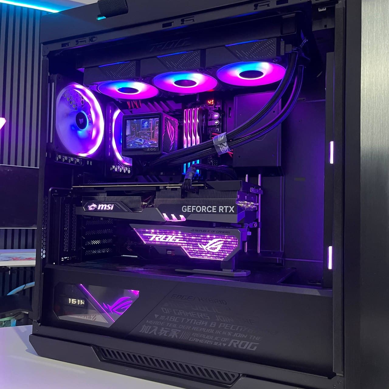ASUS BUİLD | 9800x3D / X670E HERO / 64GB / 1 TB SSD Kartsız PC — görsel 8/8