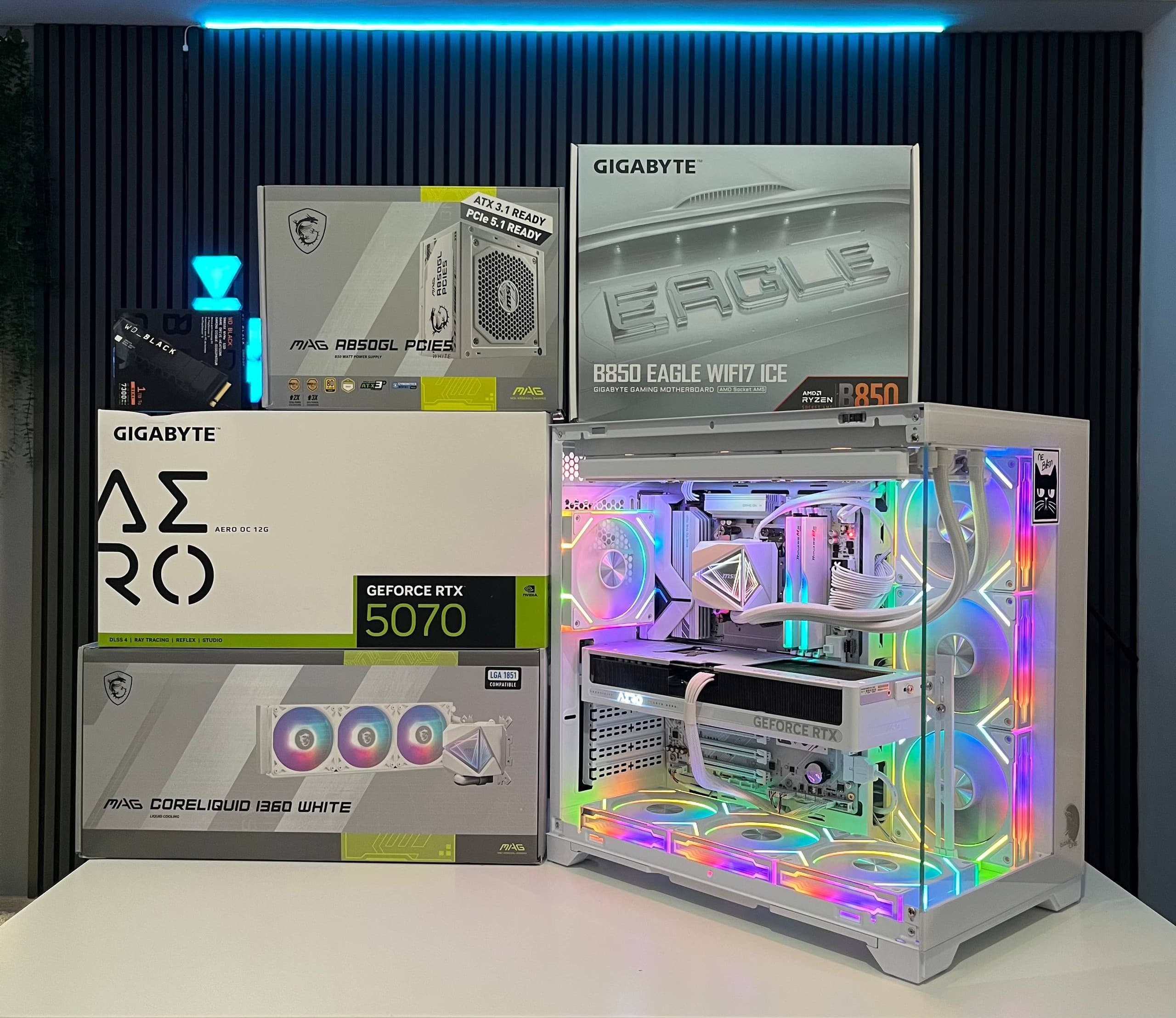 KAR BUİLD | 7800X3D / 32GB Ram / RTX 5070 / 1 TB SSD Hazır PC — görsel 1/9