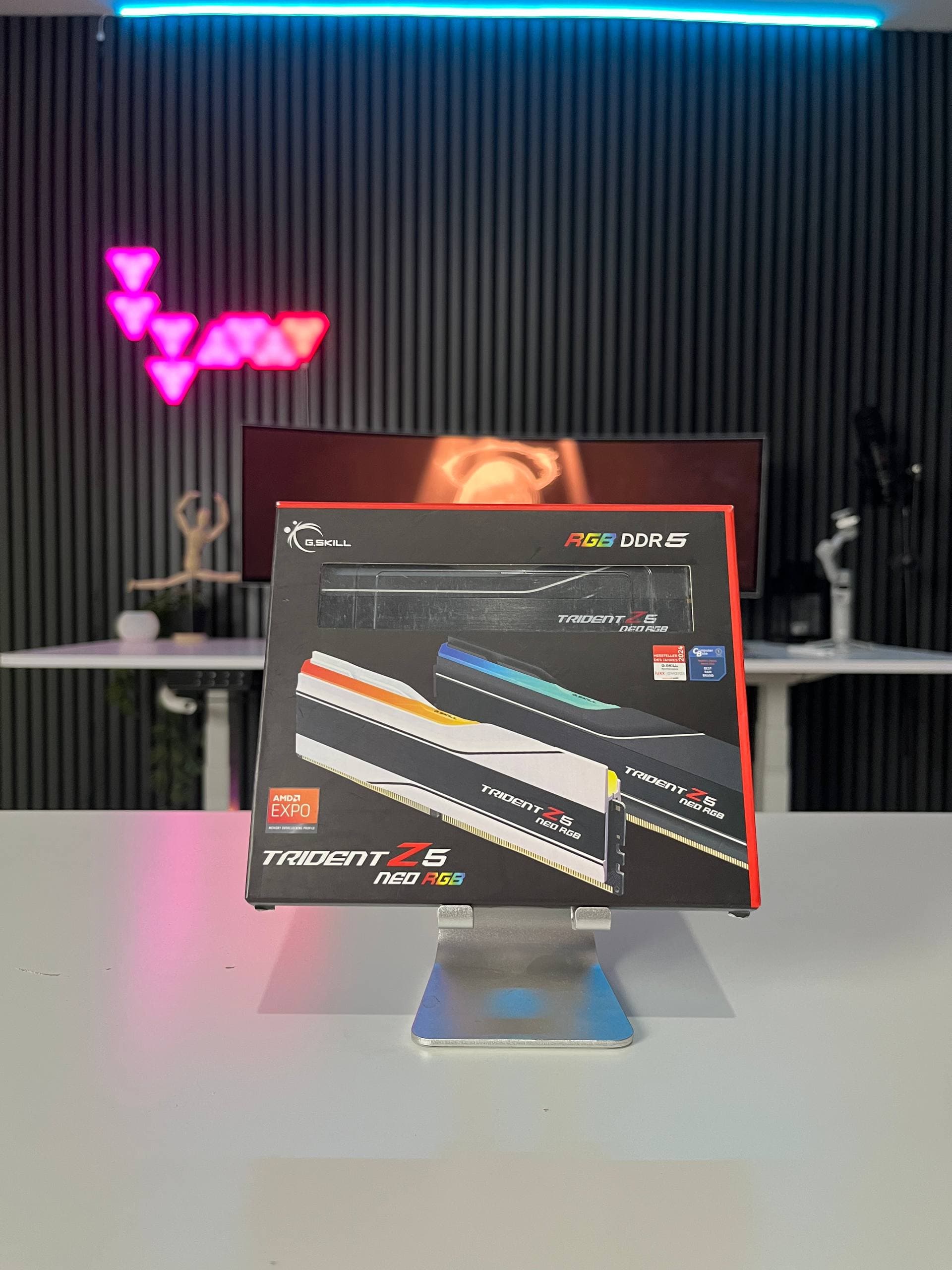 G.Skill Trident Z5 Neo RGB 96 GB (2x48) 6000 MHz CL28 DDR5 Ram — görsel 1/4