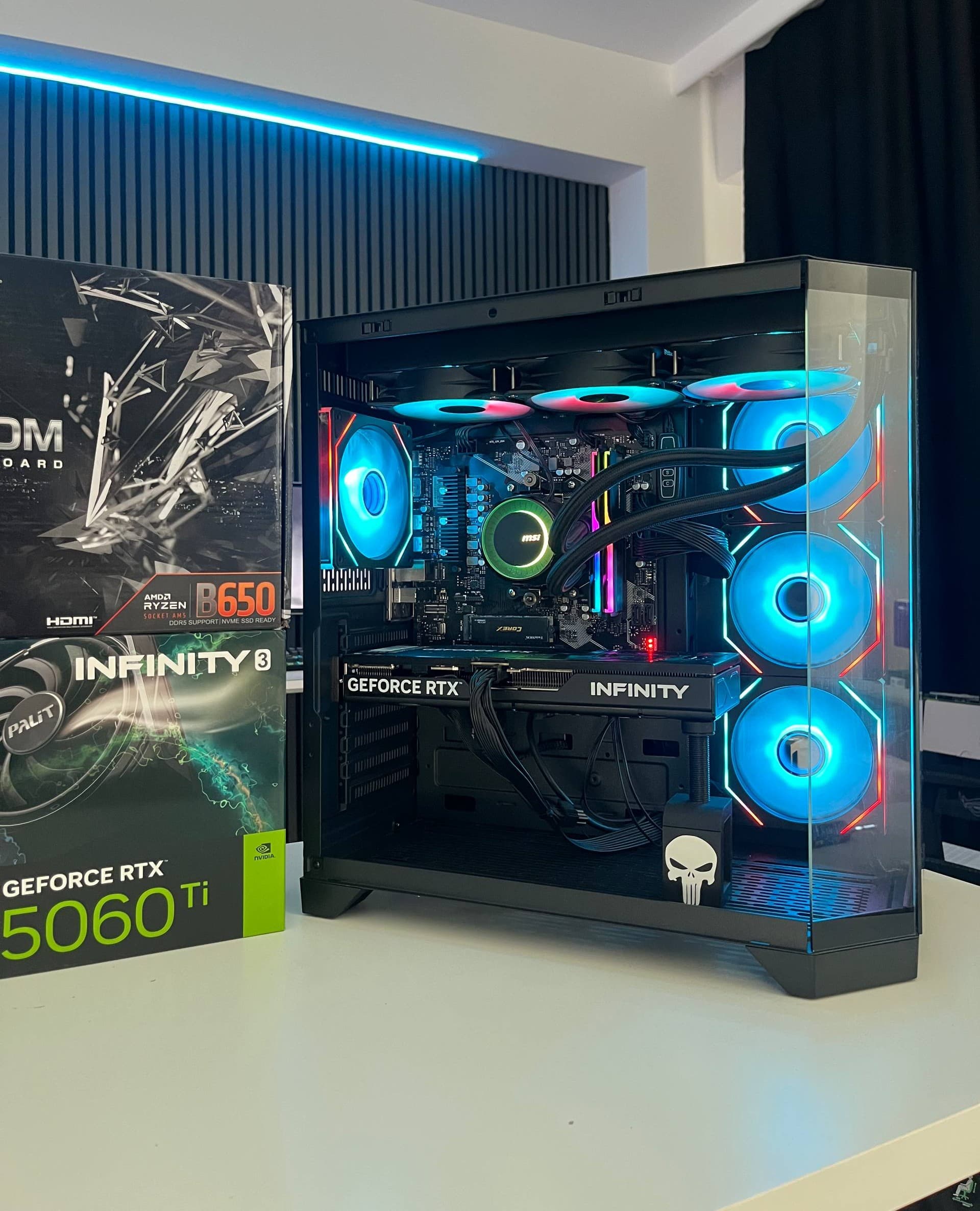 GHOST BUİLD | 7500F / 32GB Ram / 5060 Tİ 16GB Hazır PC — görsel 6/8