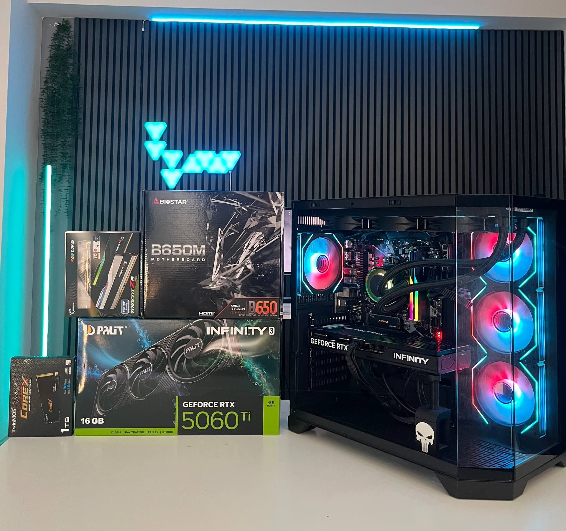 GHOST BUİLD | 7500F / 32GB Ram / 5060 Tİ 16GB Hazır PC — görsel 7/8