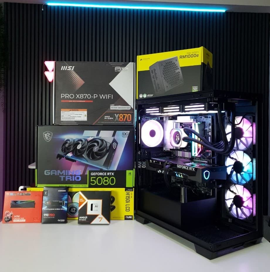 9800x3d / 32GB Ram / RTX 5080 / 2 TB M.2 Hazır PC — görsel 2/8