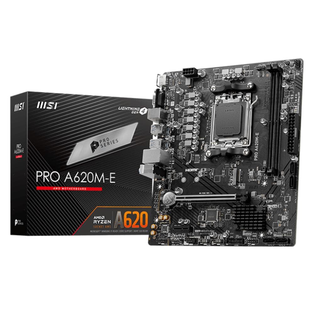 MSI PRO A620M-E AM5 Anakart — görsel 1/1